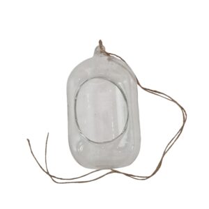 Hanging Glass Globe 12.5cm x 7cm