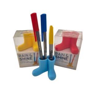 Gumboots pencil holder